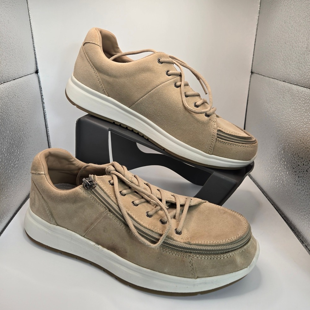 Billy Comfort Low Sneakers Womens 10XW Tan Adaptive Suede